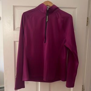 Magenta half zip